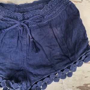 AERIE navy blue shorts
